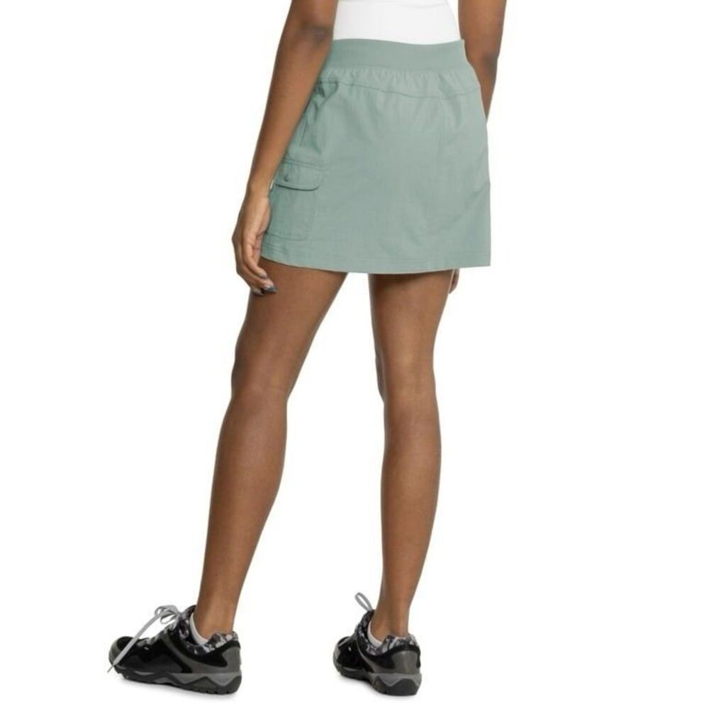 Eddie Bauer Christine Build-in Shorts Cargo Pockets Stretch Skort Womens Medium - Picture 2 of 13